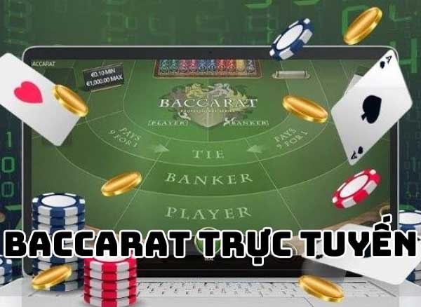 Cận cảnh bàn chơi Baccarat trực tuyến